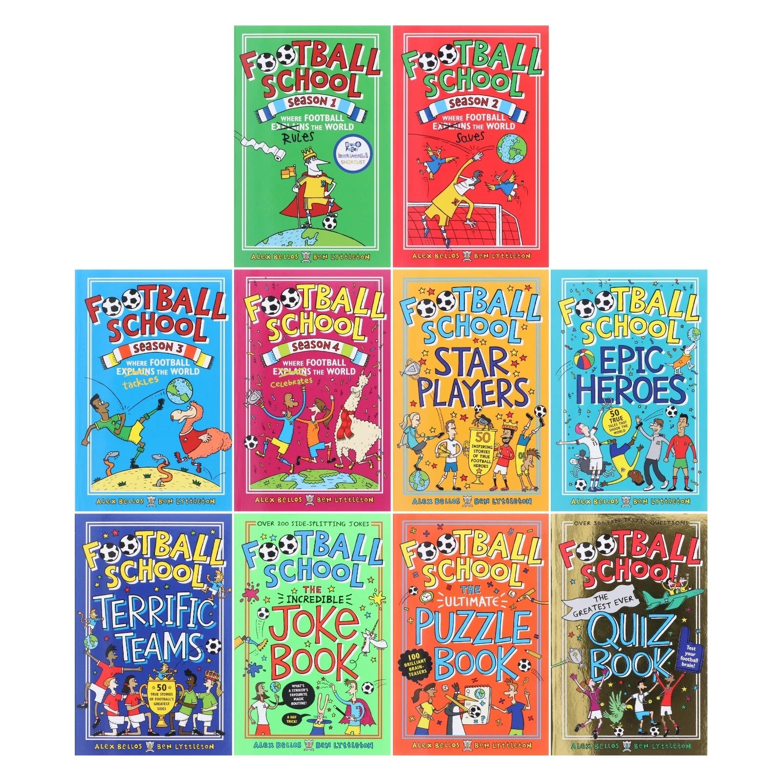 Football School Fantastic Fan-Thology 10 Books Collection Set by Alex Bellos