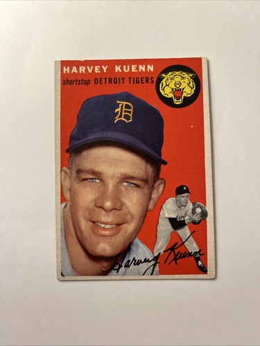Harvey Kuenn #25 1954 Topps card