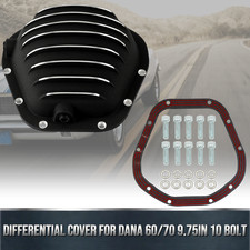 Specialty Chrome 4910bkkit Differential Cover Dana 6070 9.75in 10 Bolt