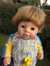 Zapf Puppe Chou Chou Junge Filou SET 10 Babypuppe 48 cm aus 2000 brünett, Doll