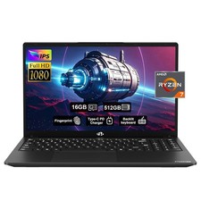 NIMO 15.6" Laptop 8 Cores AMD Ryzen 7 6800H AMD Radeon 680M 16GB RAM 512GB SSD