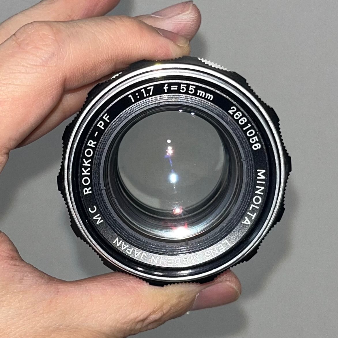 MINOLTA SRT 101 SLR 35mm Film Camera w/ MC ROKKOR-PF 55mm F1.7