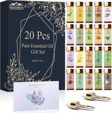 Pure Essential Oils for Diffusers for Home, Skin, Candle and Soap Making, 20 Sce