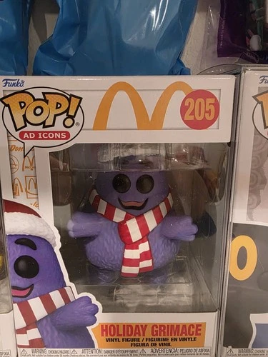 Funko Pop! Vinyl McDonald's Holiday Grimace #205 Ad Icons Vinyl Figure