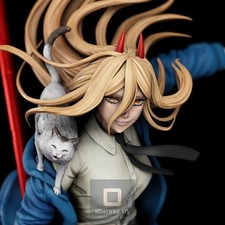 Power Chainsaw Man | Garage Kit DIY Figure Statue PAINTED 3D Model