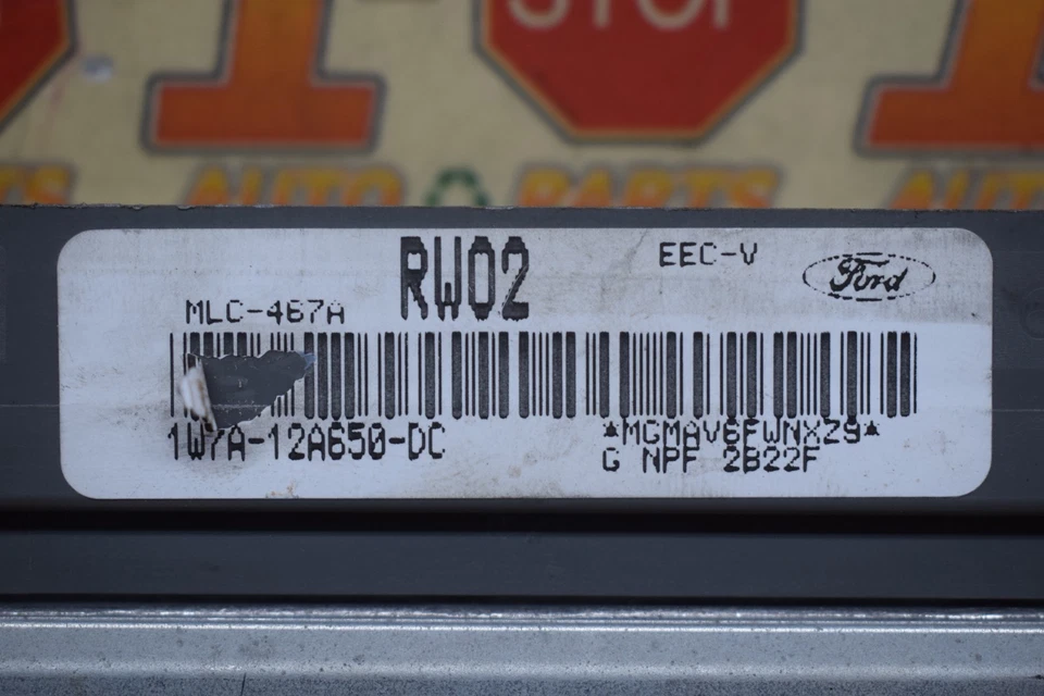 01 02 MERCURY GRAND MARQUIS ENGINE COMPUTER MODULE ECU ECM 1W7A-12A650-DC OEM Foto 2 de 4