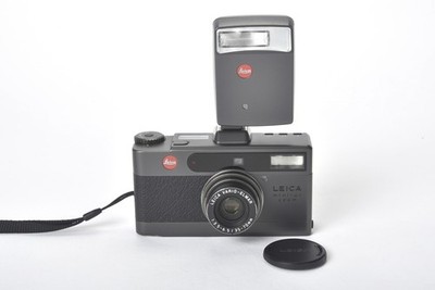 Leica Minilux Zoom Black Titanium w/Leica CF Flash Black Titanium