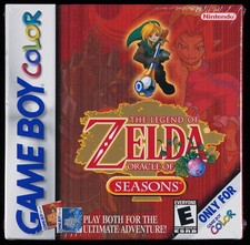 Legend of Zelda Oracle of Seasons Game Boy Color Sealed GRADED! PSA 9.4 A