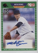 2021 Leaf Pro Set Baseball Blaster Auto Green Mitch Spence #PS-MS1 Auto 1ko1