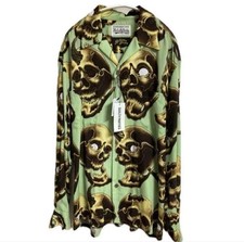 WACKO MARIA 56 TATTOO Hawaiian Shirt L/Size Near Mint Special Anniversary