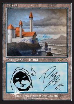 Magic/MTG Island SLDO2-1191 Rare Englisch NM Foil