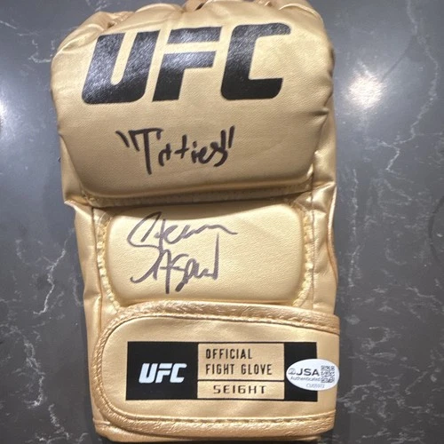 Steven Asplund Signed UFC glove “Titties” JSA COA - product listing photo