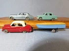 Vtg Matchbox Grey Wheel #36, 44, 48 & No # Rolls, Austin Meteor Sportsman Boat