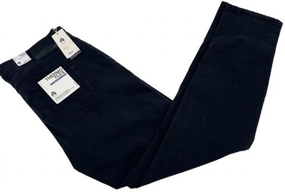 Brax Chino Hose Jeans Style Cadiz Straight Fit Thermo Flex Baumwolle navy blau