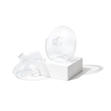Willow Go 24mm Flanges - 2pk - for use with Hands Pack of 1, Clear