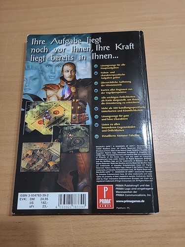 Baldur's Gate II 2: Schatten von Amn Offizielles Lösungsbuch Strategy Guide - Bild 2 von 2