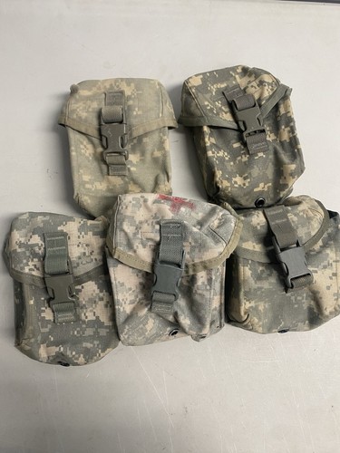 Lot Of 5 USGI Molle 2 UCP Improved First Aid Kit Pouch IFK Pouch ACU  - 第 1/7 張圖片