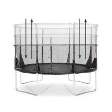 Image of PLUM® 12FT SPACE ZONE II EVOLUTION TRAMPOLINE (TELESCOPIC PACK DOWN ENCLOSURE)