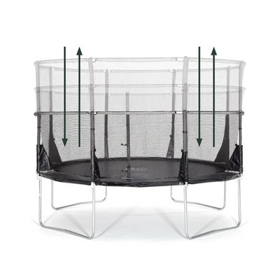 PLUM  12FT SPACE ZONE II EVOLUTION TRAMPOLIN (TELESKOP-PACK-DOWN-GEHÄUSE)