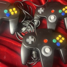 Nintendo 64 N64 Console System Bundle W/ 3 Controllers Cables, Game Tested Works