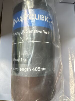 ANYCUBIC 3D Printing UV Sensitive Resin, Gray 1kg