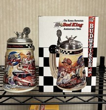 Anheuser Busch Budweiser Kenny Bernstein 20 Year Bud King Anniversary Stein NIB