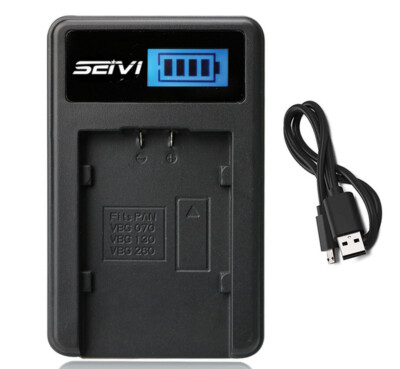 Battery Charger for Panasonic HDC-SD10, HDC-SD20, HDC-SD100, HDC-SD200 Camcorder