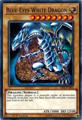 Blue-Eyes White Dragon KA-05 ARS10+ ノーマル Yugioh! LP Blue-Eyes White Dragon - SS02-ENA01 - Common - 1st