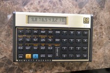 Hewlett Packard HP 12C Financial Calculator New Battery