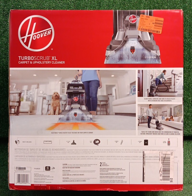 BRAND NEW HOOVER TurboScrub XL Upright Carpet And Upholstery Cleaner