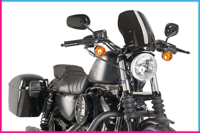 PUIG WINDSCHUTZSCHEIBE NAKED N.G. TOURING FUR HARLEY D. SPORTSTER 1200 FORTY-EIG
