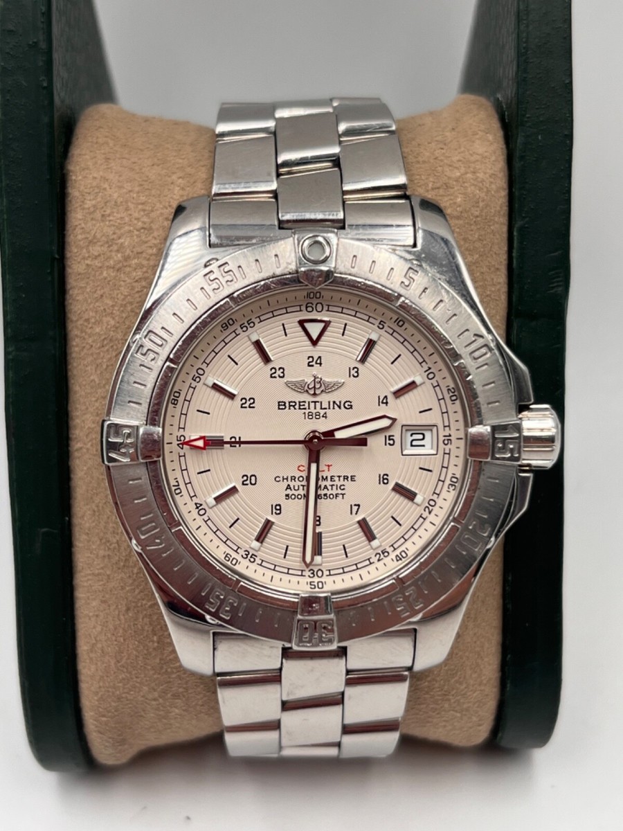 Ref A17380 Breitling Colt Automatic A17380 Breitling Colt Silver