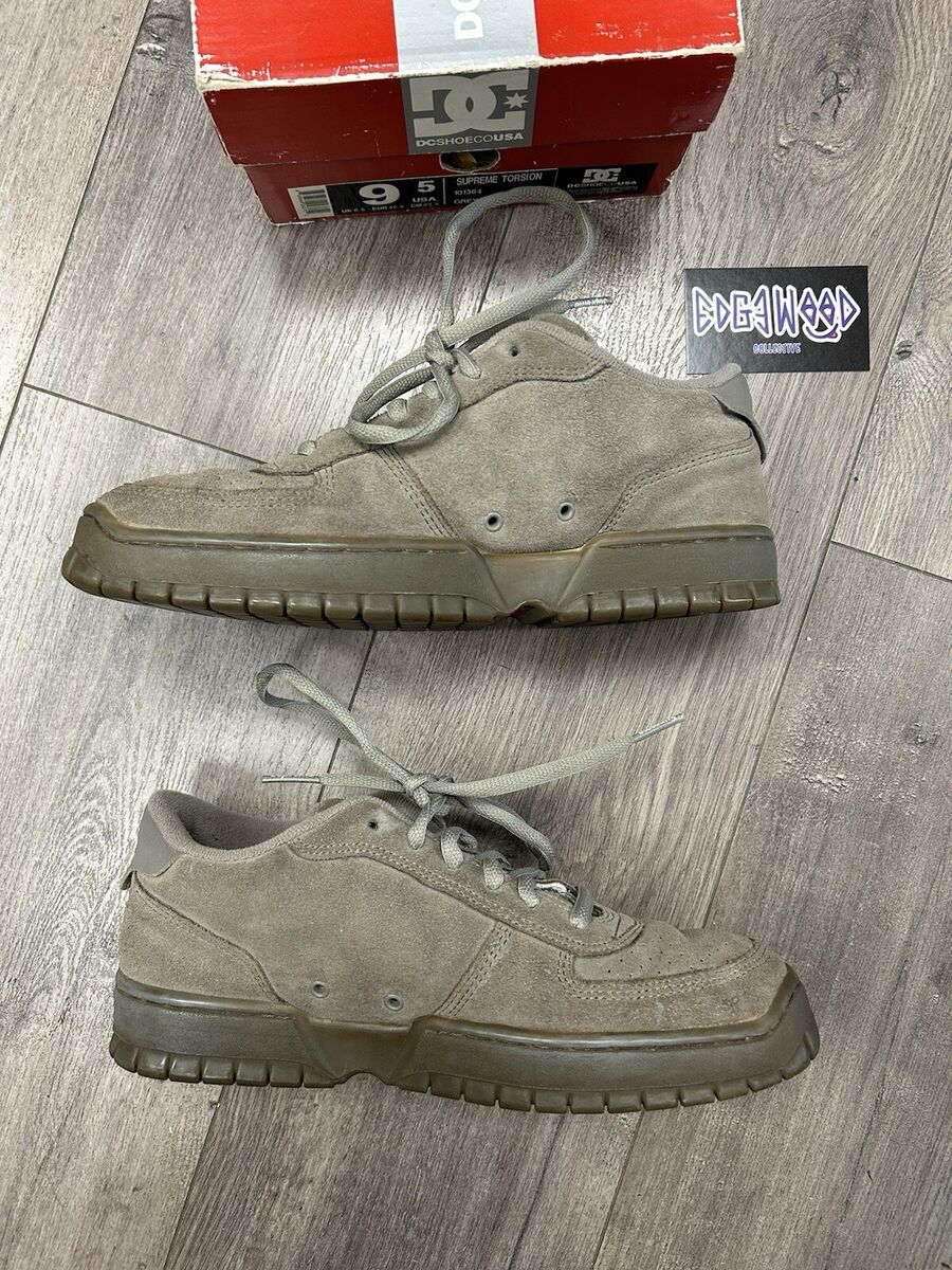 DC Shoes X Supreme Torsion Skate Shoe Grey 9.5 Supreme New DC Shoes X Supreme Torsion Skate Shoe Grey 9.5 Supreme New