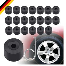 Radschraubenkappen 17mm Kunststoff 20 Stück Diebstahlschutz für Autos