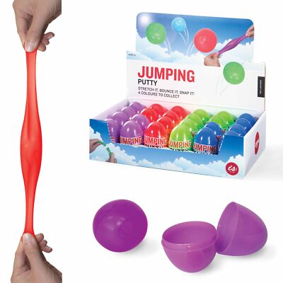 Colourful Jumping Putty - Super Stretch Snap & Bounce Fun! **FREE DELIVERY**