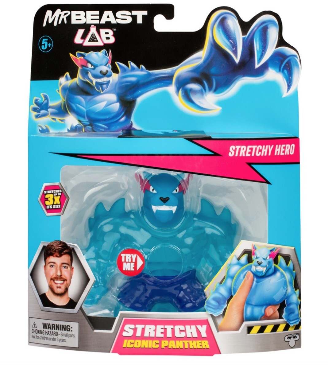 Mr Beast Lab Stretchy Heroes of Goo Jit Zu - Squishy Iconic