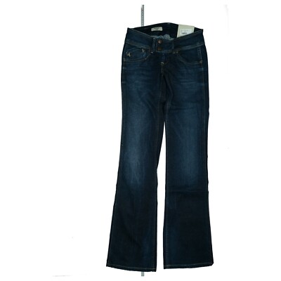 PEPE JEANS Pimlico Wm stretch Hose Bootcut Flare Schlag W25 L34 dunkel Blau NEU.