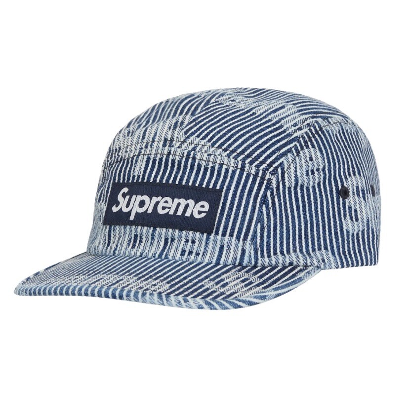 帽子 supreme DENIM CAMP CAP STRIPE Supreme Denim Camp Cap 