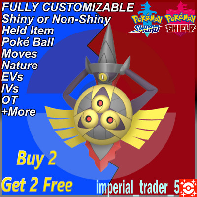 Pokémon Sword and Shield   Shiny Aegislash   W/ Best 6IV Customizable