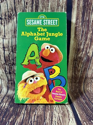 探偵物語　全巻セット　VHS Sesame Street - The Alphabet Jungle Game (1998 VHS) 90's CTW Sony