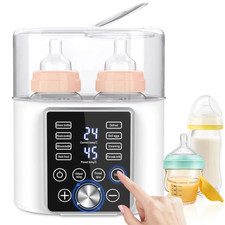 Bottle Warmer, 12-In-1 Baby Double Bottles Warmer Fast Baby Food Heater  Bpa-Fr