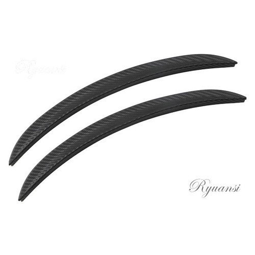 2x Car Fender Flares Wheel Eyebrow Arch Extension Protector Moulding Trim Strip - Picture 17 of 18
