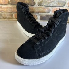Nike Blazer Mid GS 6.5 Youth Big Boys Shoes Sneaker Black White Hightop