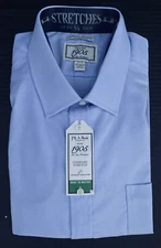 Jos. A. Bank 1905 Comfort Stretch Non Iron Tailored Fit Dress Shirt Size 18-34