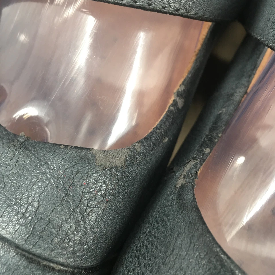 Kim Rogers Shoes Womens 9.5 M Irene Slip On Mary Jane Flats Blue Faux Leather - Image 3 of 4