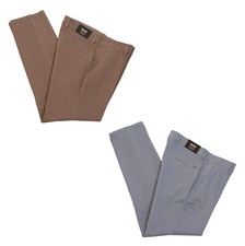 HUGO BOSS MEN'S SCHINO REGULAR FIT PANTS OPEN BEIGE BROWN BLUE Multisize