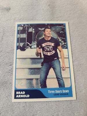3 Doors Down Card Brad Arnold Card Lead Vocals *Rest In PEACE*