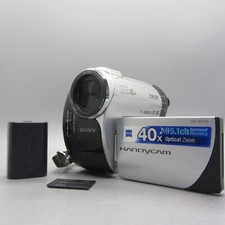 Sony Handycam DCR-DVD109E Handheld DVD Camcorder Silver Tested Read