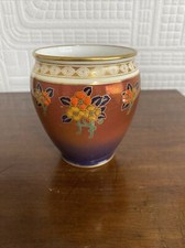 Super seltener Royal Doulton Pflanzk&uuml;bel 20er Jahre flambiert emailliert