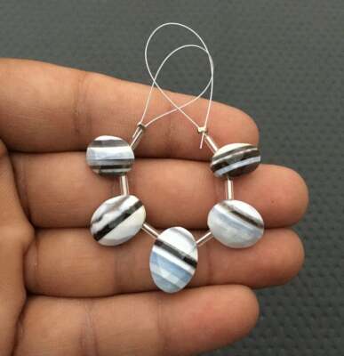 Best Starter Rock Collection 5 Pieces Faceted Oval Shape Natural Bolder Opal 